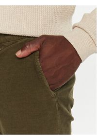 TOMMY HILFIGER - Tommy Hilfiger Spodnie materiałowe MW0MW32932 Khaki Regular Fit. Kolor: brązowy. Materiał: sztruks