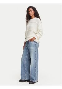 Hugo - HUGO Sweter Slookia 50564321 Kremowy Oversize. Kolor: kremowy. Materiał: syntetyk #4