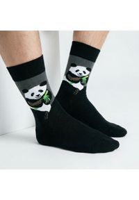 His Story - Tematyczne Skarpetki Bawełniane - Panda z Bambusem. Materiał: elastan, bawełna, poliamid #3