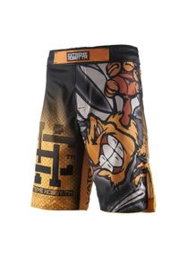 Spodenki do Grapplingu MMA BJJ K1 męskie EXTREME HOBBY ANGRY WASP. Kolor: czarny. Materiał: poliester