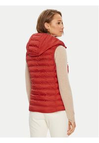 TOMMY HILFIGER - Tommy Hilfiger Bezrękawnik Global Stripe WW0WW40779 Czerwony Regular Fit. Kolor: czerwony. Materiał: syntetyk. Długość rękawa: bez rękawów #5