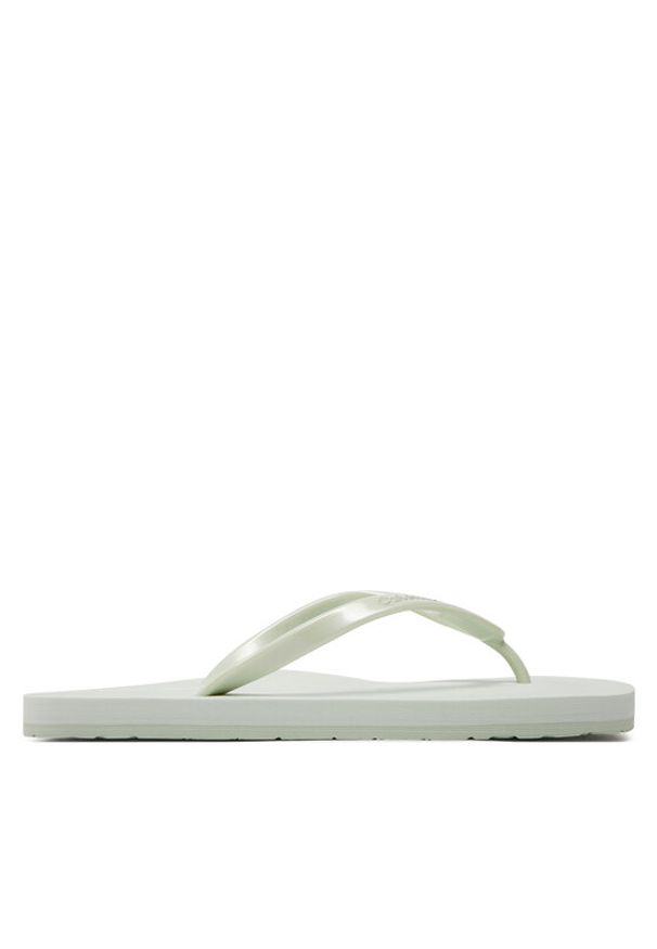 Calvin Klein Japonki Flip Flop Deboss Logo Met HW0HW02043 Zielony. Kolor: zielony