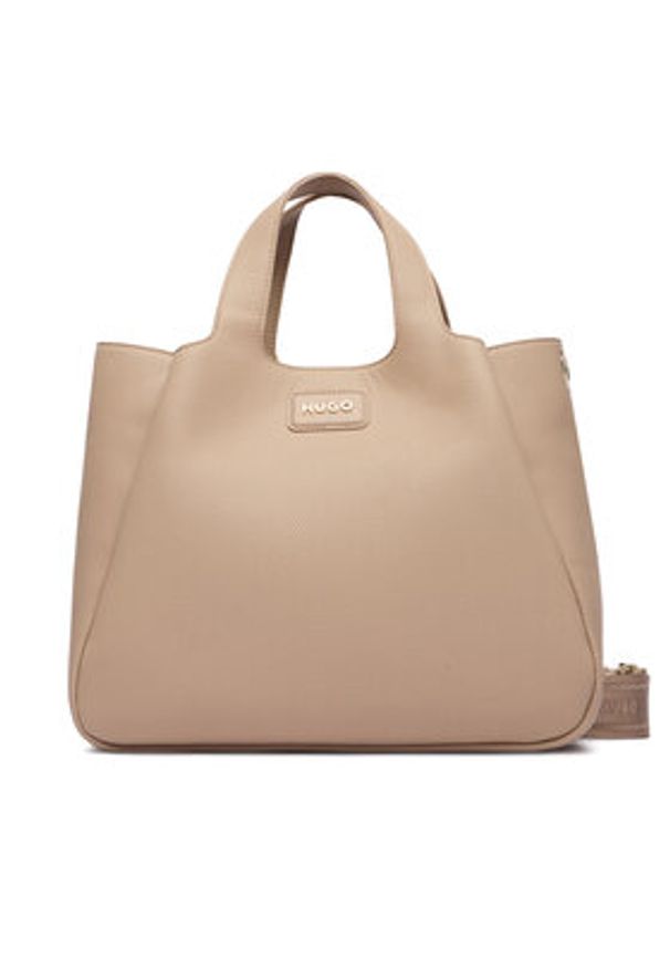 Hugo - HUGO Torebka 50557864 Brązowy. Kolor: brązowy. Materiał: skórzane