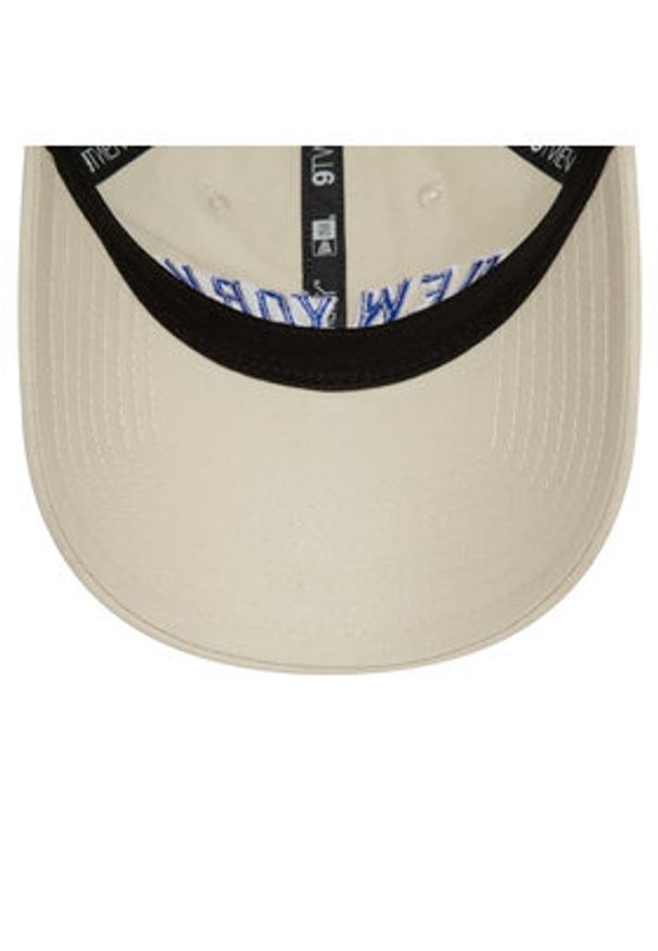New Era Czapka z daszkiem Mlb Wordmark 920 Nyy 60503495 Beżowy. Kolor: beżowy. Materiał: materiał