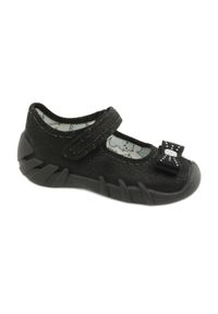 Befado obuwie dziecięce 109P146 czarne. Kolor: czarny. Materiał: tkanina, bawełna #4