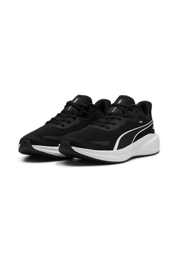 Buty do biegania męskie Puma Skyrocket. Zapięcie: sznurówki. Kolor: czarny, biały, wielokolorowy. Materiał: guma, syntetyk, tkanina, materiał. Szerokość cholewki: normalna. Sport: turystyka piesza