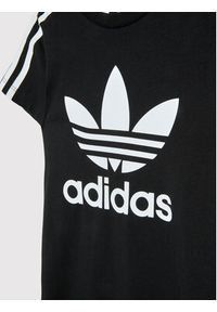 Adidas - adidas Sukienka codzienna adicolor HK0289 Czarny Slim Fit. Okazja: na co dzień. Kolor: czarny. Materiał: bawełna. Typ sukienki: proste. Styl: casual #3