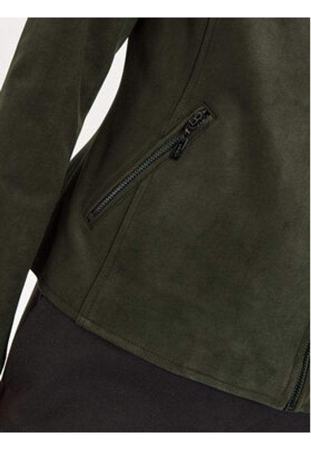 Olsen Kurtka z imitacji skóry 15001386 Zielony Regular Fit. Kolor: zielony. Materiał: skóra