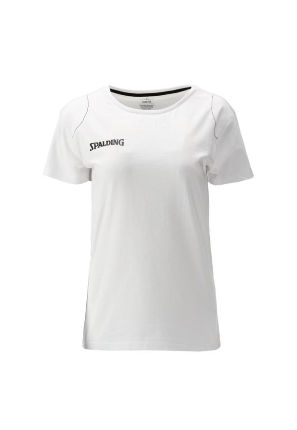 SPALDING - Koszulka damska Spalding Essential. Kolor: biały. Sport: koszykówka