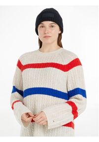 TOMMY HILFIGER - Tommy Hilfiger Czapka Twist AW0AW15325 Granatowy. Kolor: niebieski. Materiał: nylon, materiał