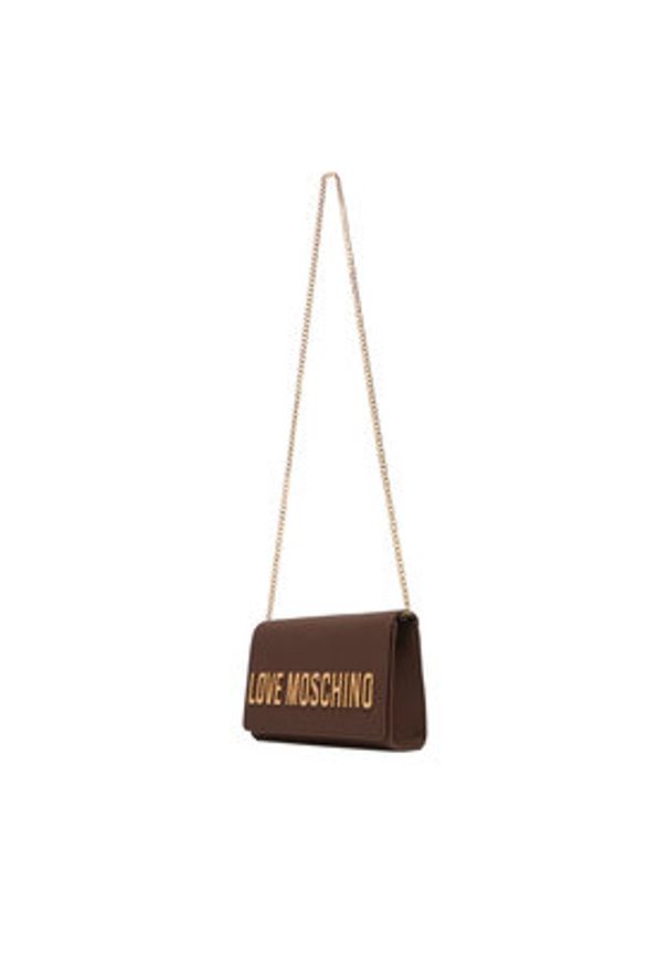 Love Moschino - LOVE MOSCHINO Torebka JC4121PP0NKD031A Brązowy. Kolor: brązowy. Materiał: skórzane