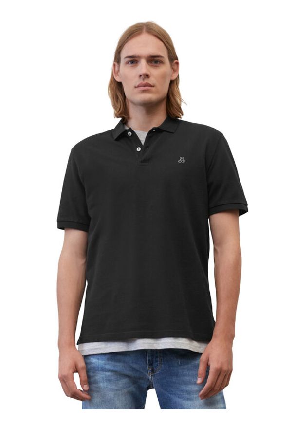 Marc O'Polo Polo B21223053092 Czarny Regular Fit. Typ kołnierza: polo. Kolor: czarny