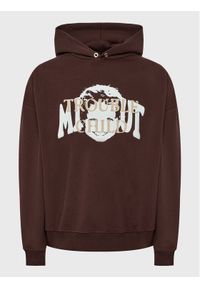 Mindout Bluza Unisex Trouble Child Brązowy Oversize. Kolor: brązowy. Materiał: bawełna #1