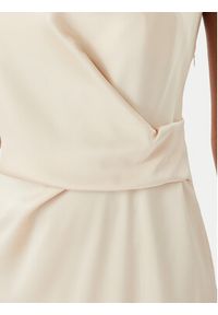 Rinascimento Sukienka koktajlowa CFC0122928003 Beżowy Regular Fit. Kolor: beżowy. Materiał: syntetyk. Styl: wizytowy #6