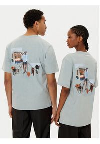 Filling Pieces T-Shirt Unisex Dog Walker 7449981 Zielony Regular Fit. Kolor: zielony. Materiał: bawełna #6