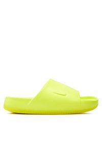 Nike Klapki Calm Slide FD4116 700 Zielony. Kolor: zielony