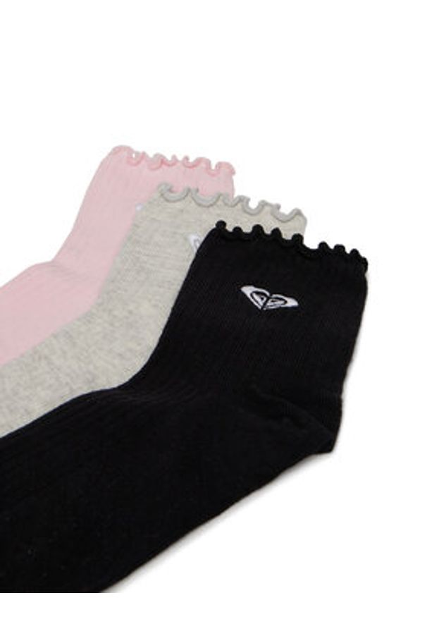 Roxy Skarpety długie AS_ROXY_01Z_SS25 (3-PACK) Różowy. Kolor: różowy. Materiał: bawełna, materiał