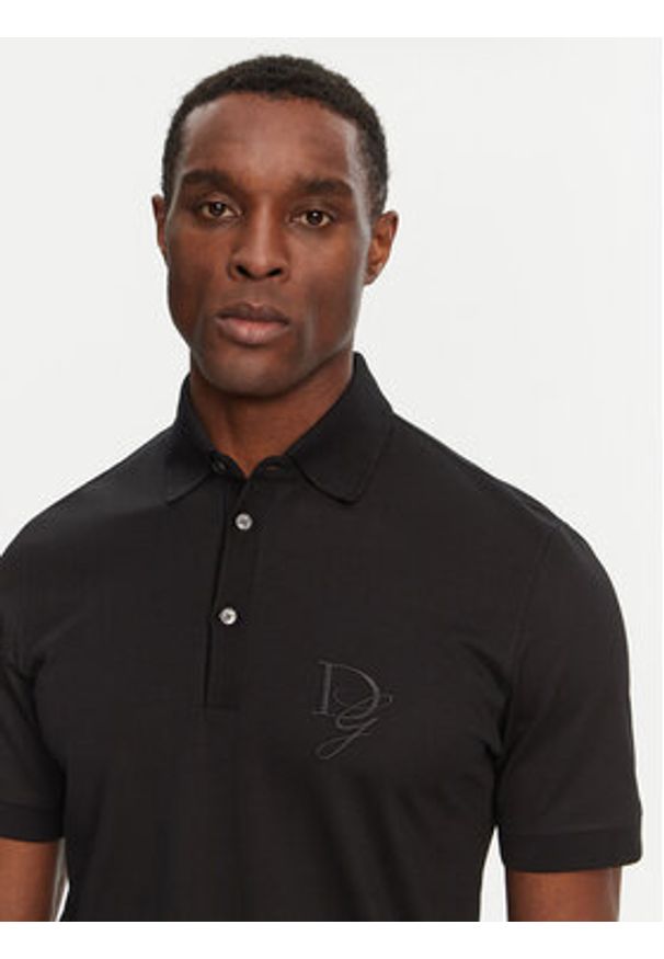 DOLCE & GABBANA - Dolce&Gabbana Polo G8SG0Z G7N4P Czarny Regular Fit. Typ kołnierza: polo. Kolor: czarny. Materiał: bawełna
