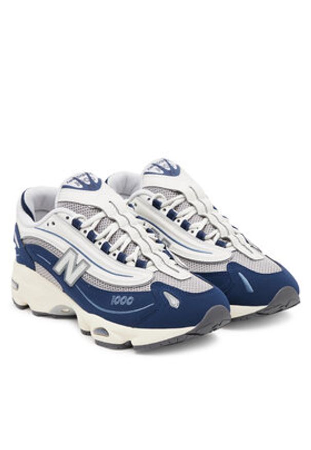 New Balance Sneakersy M1000MEN Niebieski. Kolor: niebieski. Materiał: skóra