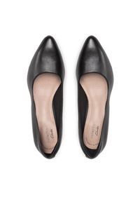 Clarks Półbuty Linvale Jerica 261372084 Czarny. Kolor: czarny. Materiał: skóra #8