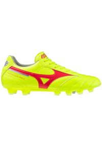 Buty piłkarskie Mizuno Morelia Neo FG. Kolor: wielokolorowy, żółty, różowy, szary, czerwony. Sport: piłka nożna