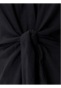 TOMMY HILFIGER - Tommy Hilfiger Sukienka codzienna WW0WW45836 Czarny Regular Fit. Okazja: na co dzień. Kolor: czarny. Materiał: wiskoza, len. Typ sukienki: proste. Styl: casual #2