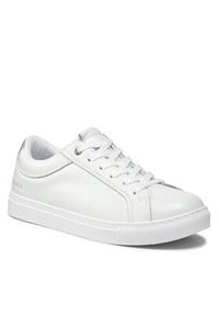 Trussardi Jeans - Trussardi Sneakersy 77A00383 Biały. Kolor: biały. Materiał: skóra #4