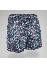 OLAIAN - Spodenki surfingowe męskie Olaian 100 15" Eco Splash. Kolor: czarny. Materiał: materiał, poliester. Długość: krótkie. Styl: klasyczny