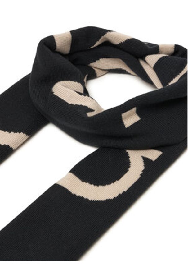 Calvin Klein Szalik LV04D8030G Czarny. Kolor: czarny. Materiał: wełna