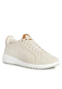 Geox Sneakersy D Aerantis D35HND 02285 C1667 Beżowy. Kolor: beżowy. Materiał: zamsz, skóra #4