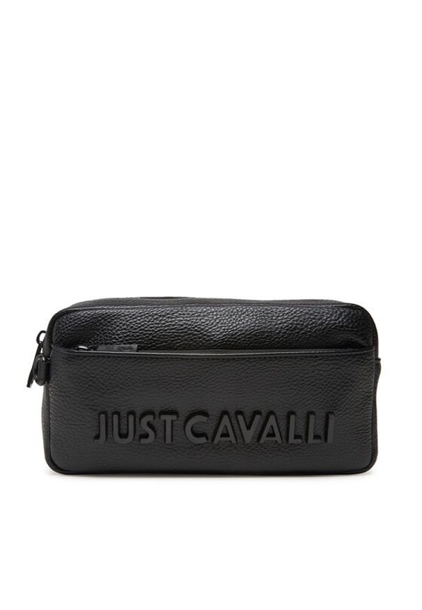 Just Cavalli Saszetka 78QA4B14 ZSB81 Czarny. Kolor: czarny. Materiał: skóra