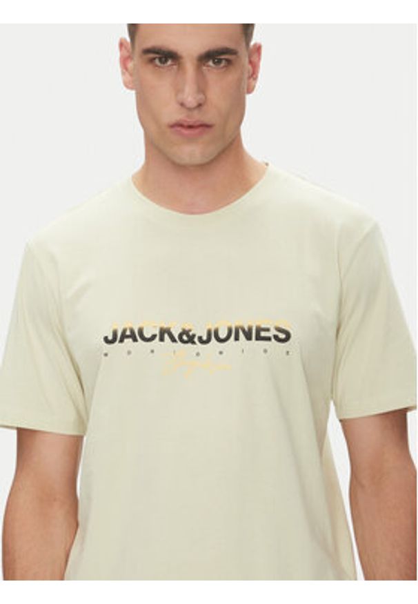 Jack & Jones - Jack&Jones T-Shirt Canggu 12281809 Zielony Regular Fit. Kolor: zielony. Materiał: bawełna