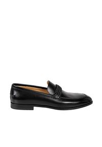 Bally Półbuty "Loafers" | 6231408 | Werden | Mężczyzna | Czarny. Zapięcie: bez zapięcia. Kolor: czarny. Materiał: skóra. Wzór: aplikacja