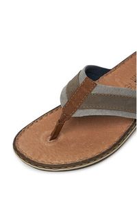 Rieker Japonki CEO-21095-42 Beżowy ciemny. Kolor: beżowy. Materiał: materiał #5