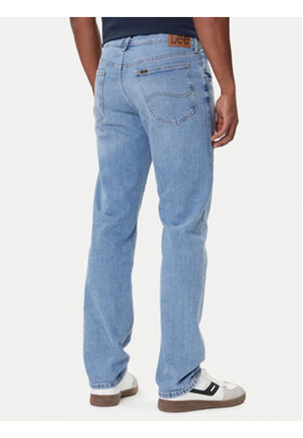 Lee Jeansy Daren 112367189 Niebieski Straight Fit. Kolor: niebieski
