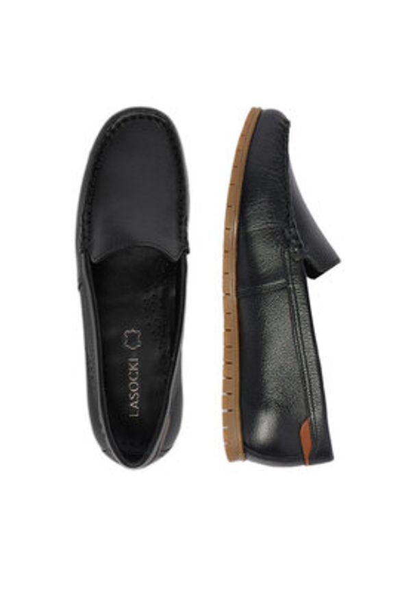 Lasocki Mokasyny CEO-WB-MADONNA-11 Czarny. Kolor: czarny. Materiał: skóra