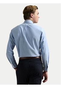 Polo Ralph Lauren Koszula 710829480001 Błękitny Custom Fit. Typ kołnierza: polo. Kolor: niebieski. Materiał: bawełna #3