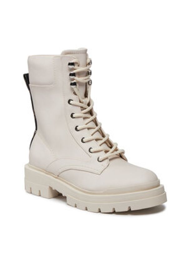 Guess Trapery Obetter FL7OTT ELE10 Écru. Materiał: skóra