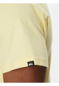 Quiksilver T-Shirt EQYZT08062 Żółty Regular Fit. Kolor: żółty. Materiał: bawełna