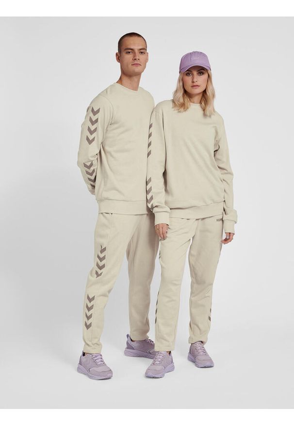 Bluza fitness dla dorosłych Hummel hml LEGACY chevron. Kolor: biały, wielokolorowy, beżowy, szary. Sport: fitness