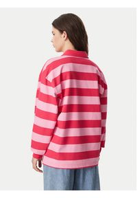 Adidas - adidas Spodnie dresowe Essentials Contemporary French Terry Longsleeve Polo KR3548 Różowy Regular Fit. Kolor: różowy. Materiał: bawełna #4