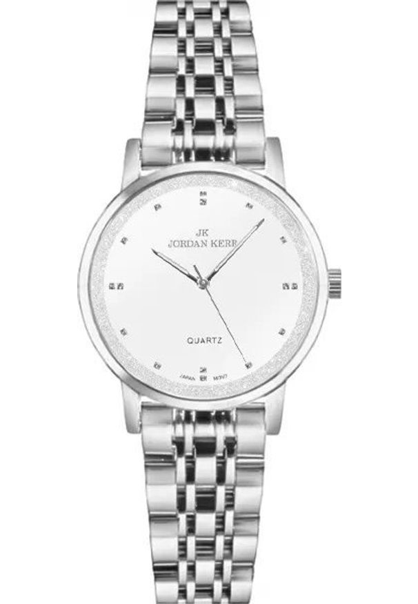 Zegarek Jordan Kerr Zegarek damski Jordan Kerr I2041 srebrny bt. Kolor: srebrny