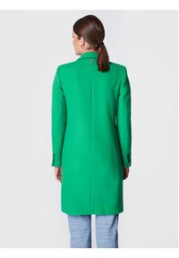 TwinSet - TWINSET Płaszcz wełniany 222TP2060 Zielony Regular Fit. Kolor: zielony. Materiał: wełna #5