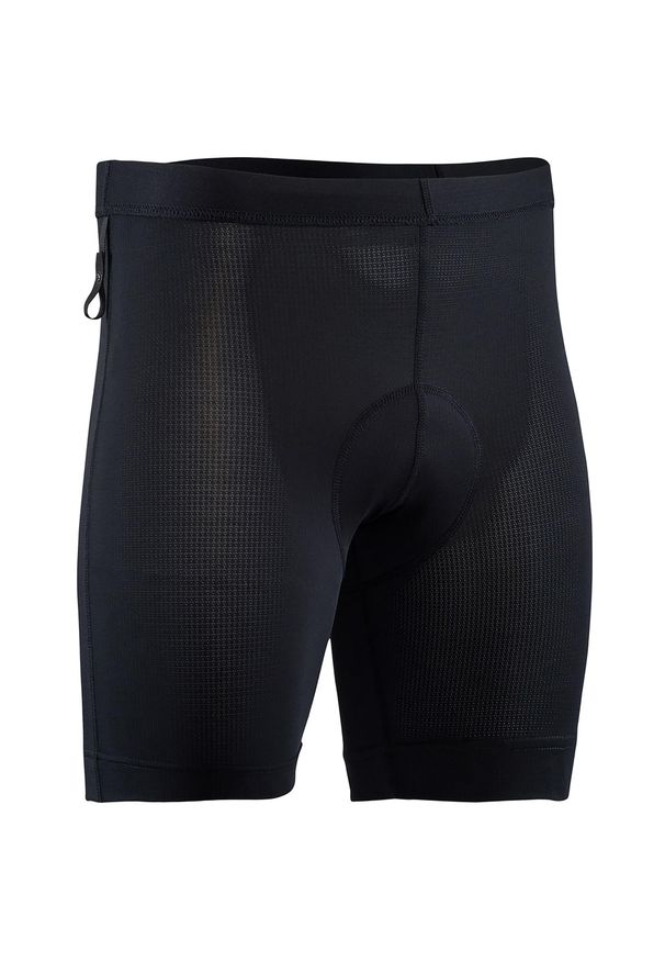 Spodenki rowerowe wewnętrzne męskie z wkładką Coolmax Silvini Inner MP373V. Kolor: czarny. Sport: kolarstwo