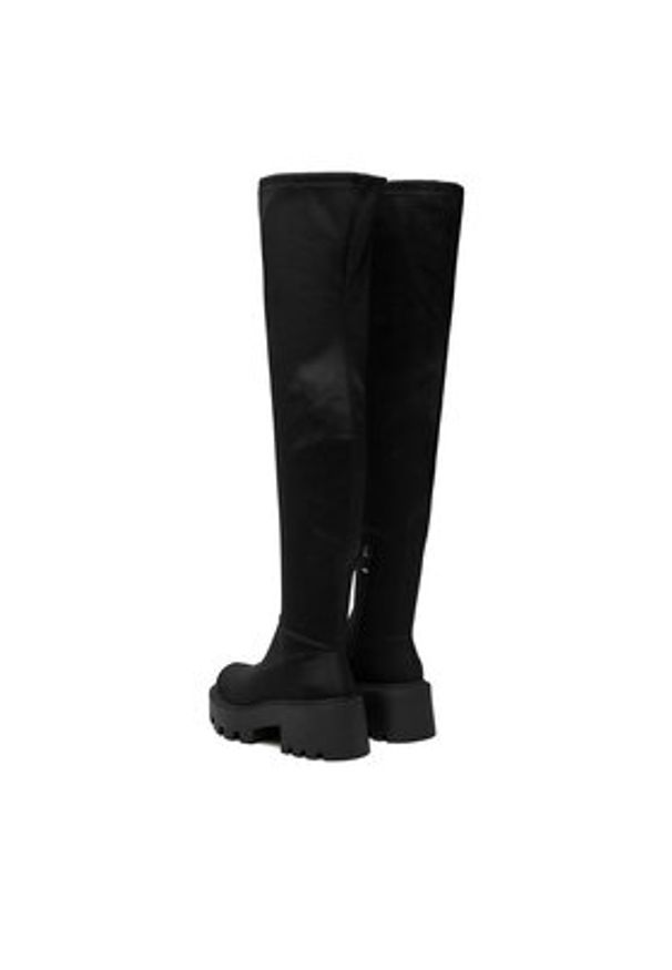 DeeZee Kozaki 67091-8H Czarny. Kolor: czarny. Materiał: materiał