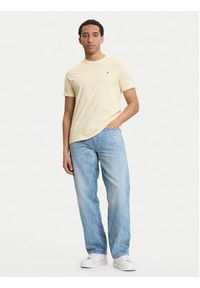 Calvin Klein Jeans T-Shirt Classic Monogram LV04RD254G Écru Regular Fit. Kolor: kremowy. Materiał: bawełna #2