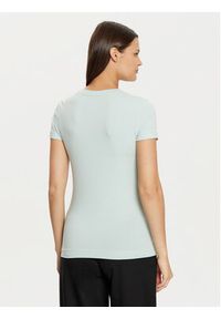 Guess T-Shirt W2YI44 J1314 Zielony Slim Fit. Kolor: zielony. Materiał: bawełna
