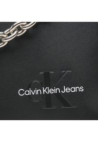 Calvin Klein Jeans Torebka Sculpted Round Sb28 Chain K60K610563 Czarny. Kolor: czarny. Materiał: skórzane #4