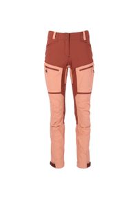 Spodnie trekkingowe damskie Whistler Kodiak. Kolor: wielokolorowy, czerwony, różowy. Sezon: lato. Sport: turystyka piesza #1
