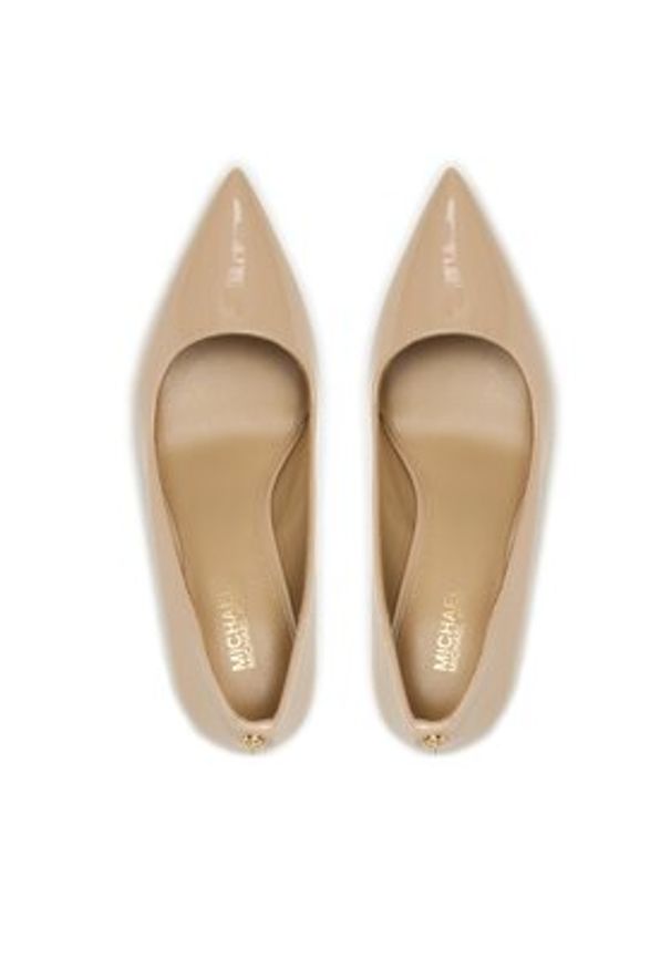 MICHAEL Michael Kors Szpilki Alina Flex Pump 40F2HNMP1A Beżowy. Kolor: beżowy. Materiał: skóra. Obcas: na szpilce